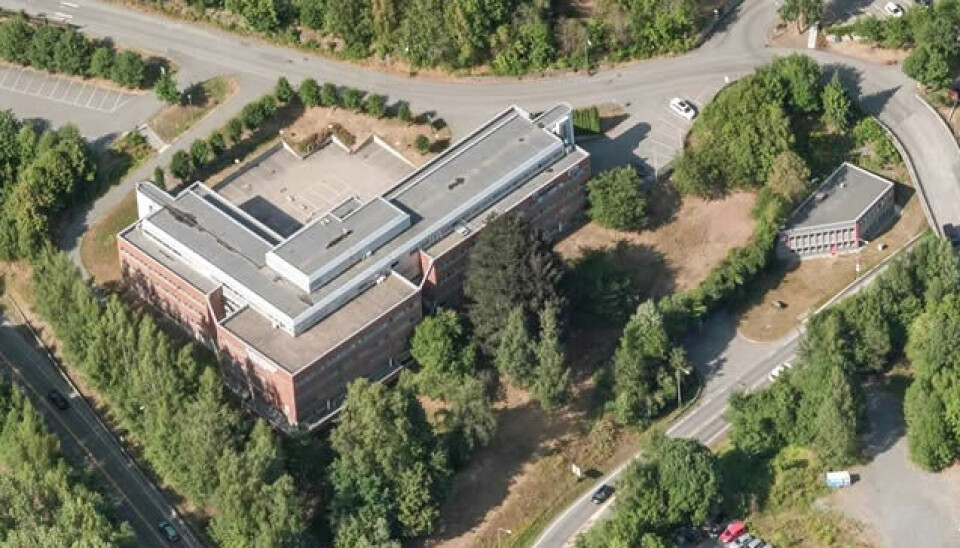 UTSATT: Dette kontorbygget ligger tynt an ifølge planinitiativet.