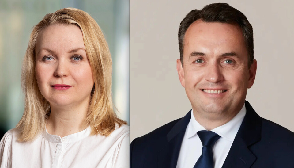 SETTER NED TASK FORCE: Utviklingsdirektør Ida Hjeltnes i OMA og Selmer-advokat Stian Berger Røsland.