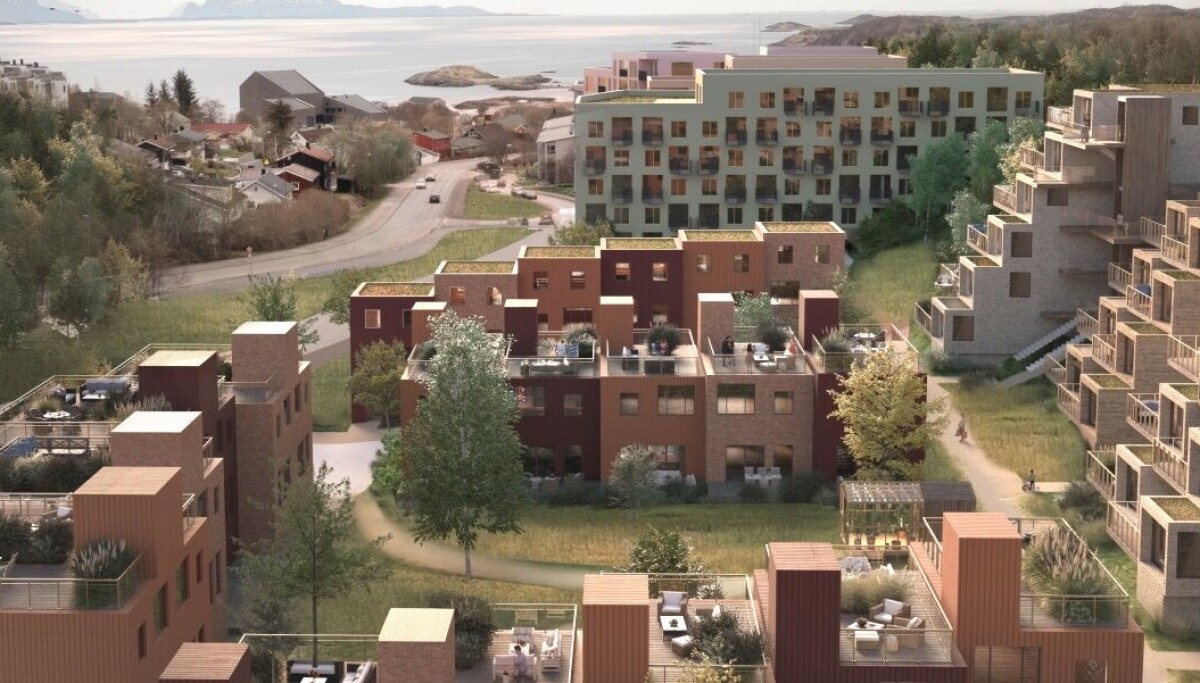Planen viser rundt 300 nye boliger i Bodø