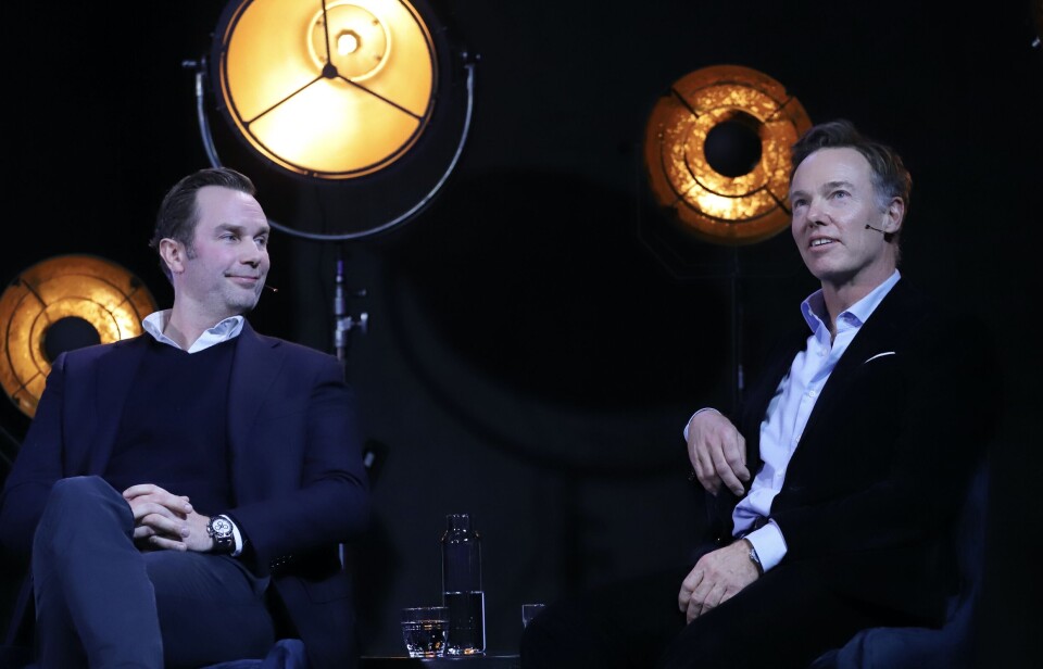 LYSERE TIDER: Selvaag-arvingene Frederik og Olav Selvaag kan se lysere på fremtiden. Frederik Selvaag, Olav Selvaag. Foto: Glen Widing