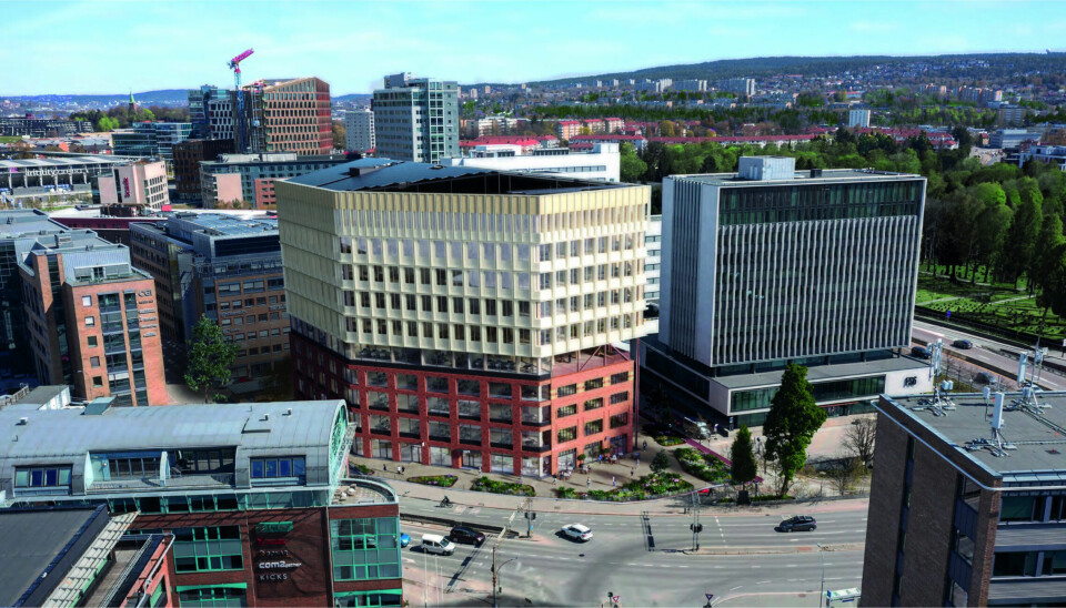 SOSIAL ARENA: En ny sosial arena for nabolaget på Helsfyr skal tilbys på taket av eksisterende bygg.