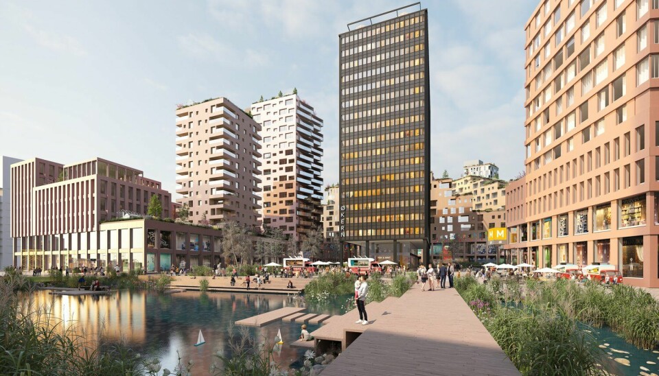 ENORM UTBYGGING: Utbyggingen av Økern sentrum vil bli det største prosjektet i Oslo.
