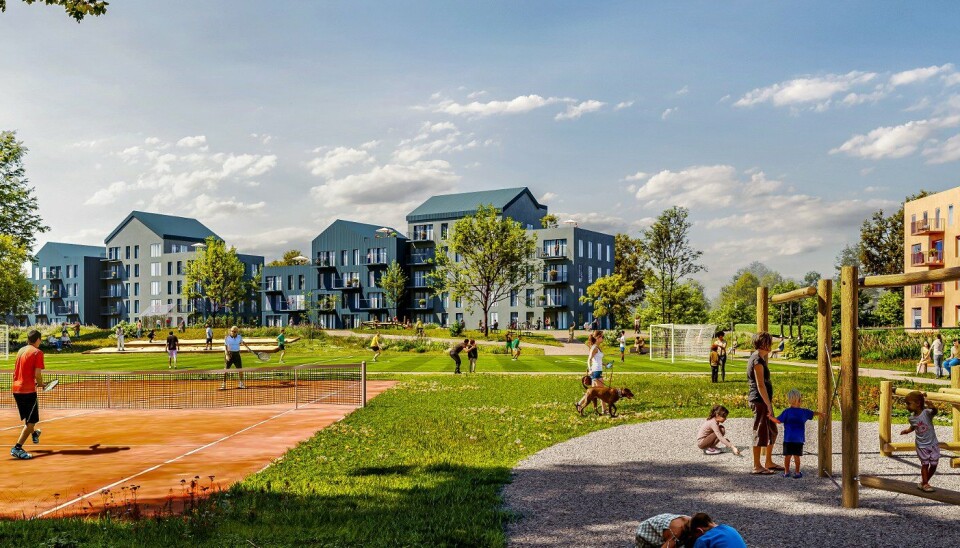 STOPP: Gjelsten Bolig mener det er umulig å halvere dette prosjektet.