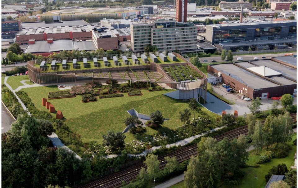 DATASENTER: Slik bli sentret i Hovinbyen.