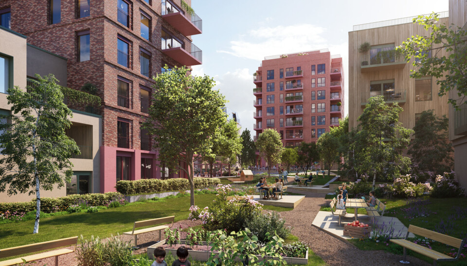 BRED MÅLGRUPPE: Prosjektet er utviklet for å være et godt nabolag for alle, med boliger tilpasset et bredt spekter av behov.