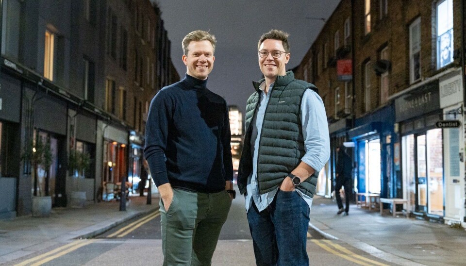 LANSERING: CEO og Co-founder, Fredrik H. Wisløff, og CCO og Co-founder, Sondre Malde Pedersen, er storfornøyd med den nye produktlanseringen.