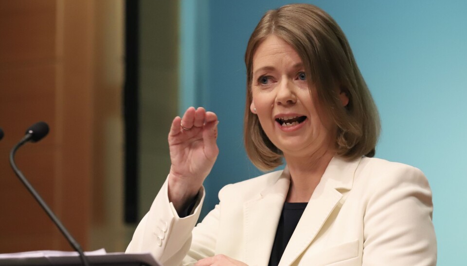 FOR LAVE ANSLAG: Høyst sannsynlig har Norges Bank for lave anslag for norsk økonomi både i år og neste år. Ida Wolden Bache. Foto: Glen Widing