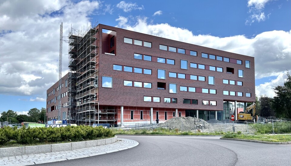 STORT: Det nye anlegget som politiet skal inn i måler 18.000 kvadratmeter. Dette var opprinnelig Strømsveien 314. Endelig adresse er Nedre Kalbakkvei 82