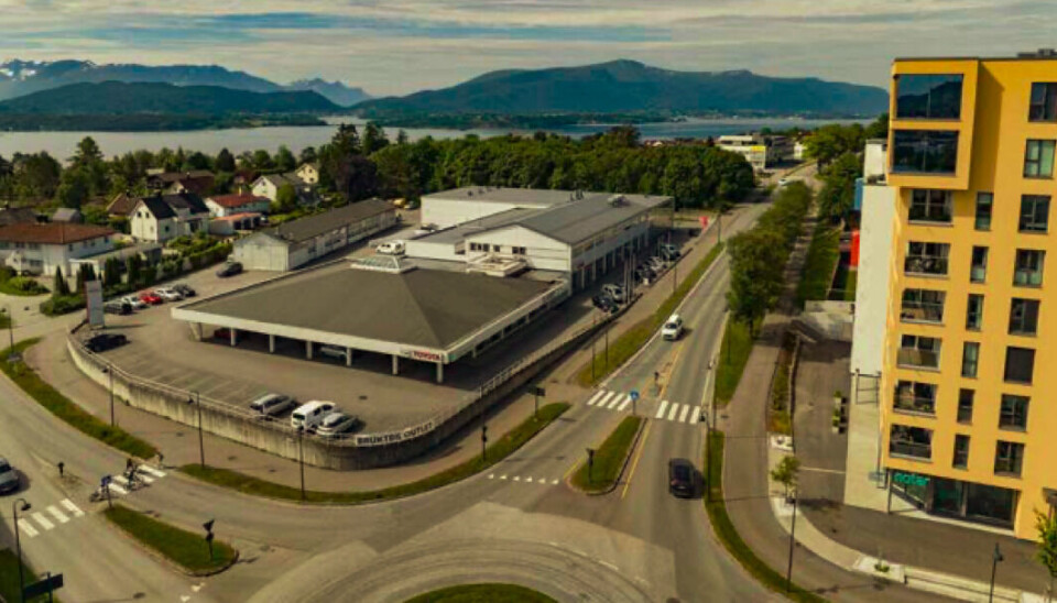 UTVIKLING: Denne gamle næringseiendommen kan bli transformert til boliger og sentrumsformål.