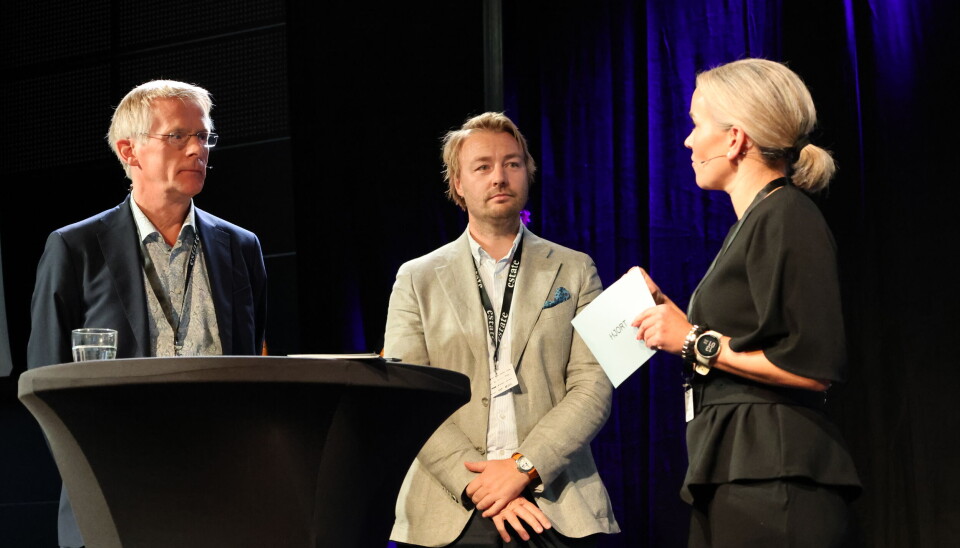MINDRE FORUTSIGBART: Adm. direktør Johnny Brevik i BORI, utviklingsdirektør Halvor Snarvold i Fabritius og Hjort-partner Gunn Cecilie Ringdal mener eiendomsutviklingen har endret seg de seneste årene i en mer uforutsigbar retning.