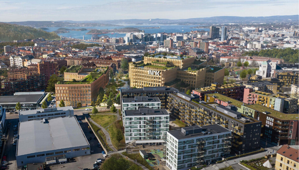 50.000 KVM: NRK vil oppføre en bygningsmasse på 50.000 kvadratmeter.