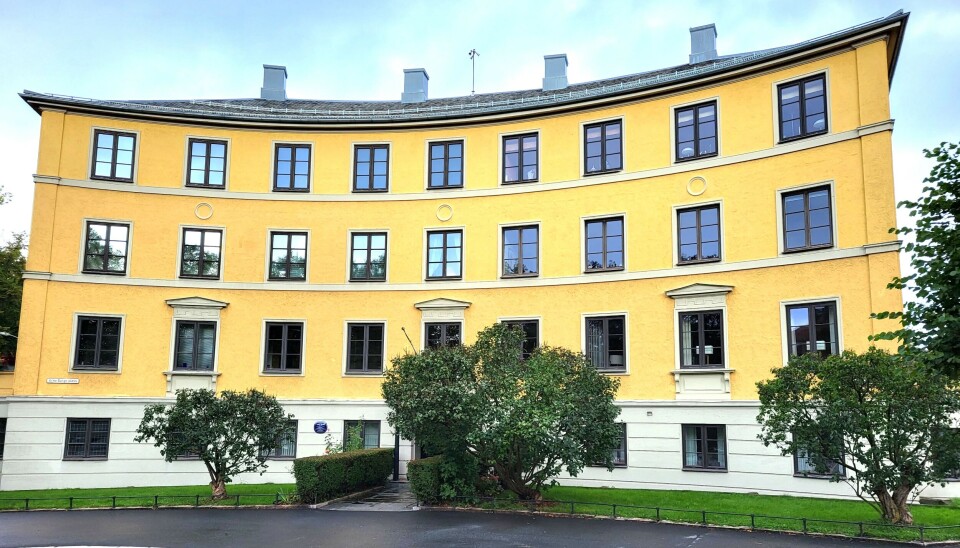 SKAL NED: Oktober er normalt en svak måned i boligmarkedet. Her fra Arno Bergs plass på Frogner.