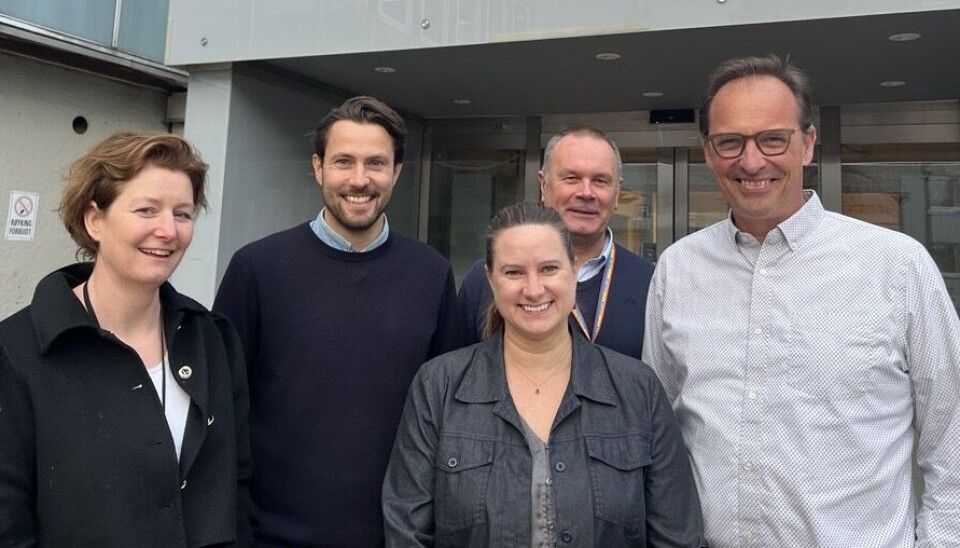 SAMARVBEID: Birgitte Molstad, Jørgen Brusdal Frønes, Taru Holm, Geir Arne Fredriksen og Knut Sverre Westby. Birgitte Molstad, Jørgen Brusdal Frønes, Taru Holm, Geir Arne Fredriksen og Knut Sverre Westby.