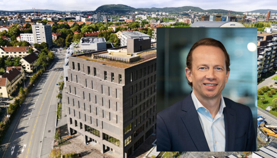 MILJØBYGG: Mads Mortensen er fornøyd med å ha sikret seg miljøbygget Grenseveien 82.