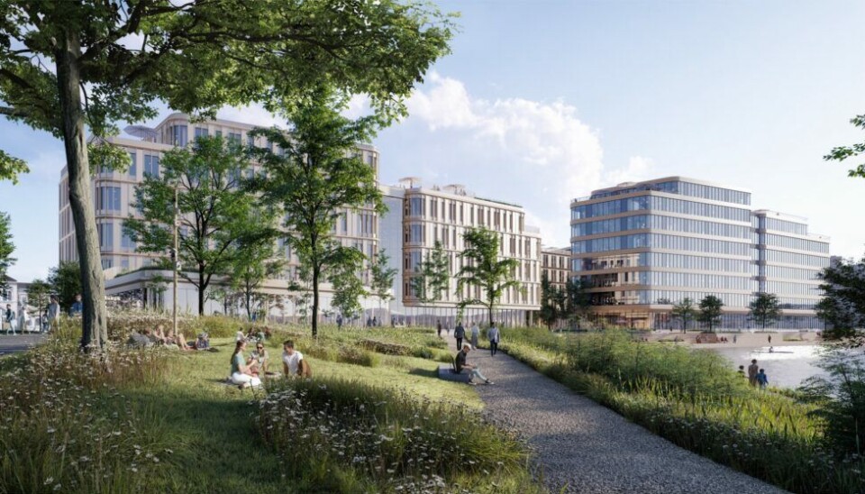 FREMTID: Teknologiparken skal bygges rett ved jernbanestasjonen.