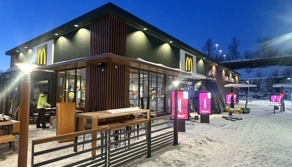 DEBUT: Narvik er McDonald’s sitt første adresse i Nordland. McDonald's Narvik