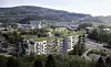 Dette er den største leilighetssatsingen sentralt i Fyllingsdalen på flere tiår. (Illustrasjon: Tippetue Arkitekter)