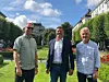GOD RESPONS: Proptech City har fått god respons blant eiendomsaktørene. Fra venstre Endre Ljones Kenneth Nielsen og Jens Kvarekvål.