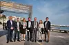 I CANNES: F.v.: Tor-Fredrik Müller, Audun Hasti, Marit Warncke, Roy-Eddy Lie, Stein Olaf Onarheim, Christine Kahrs og Tor Instanes.