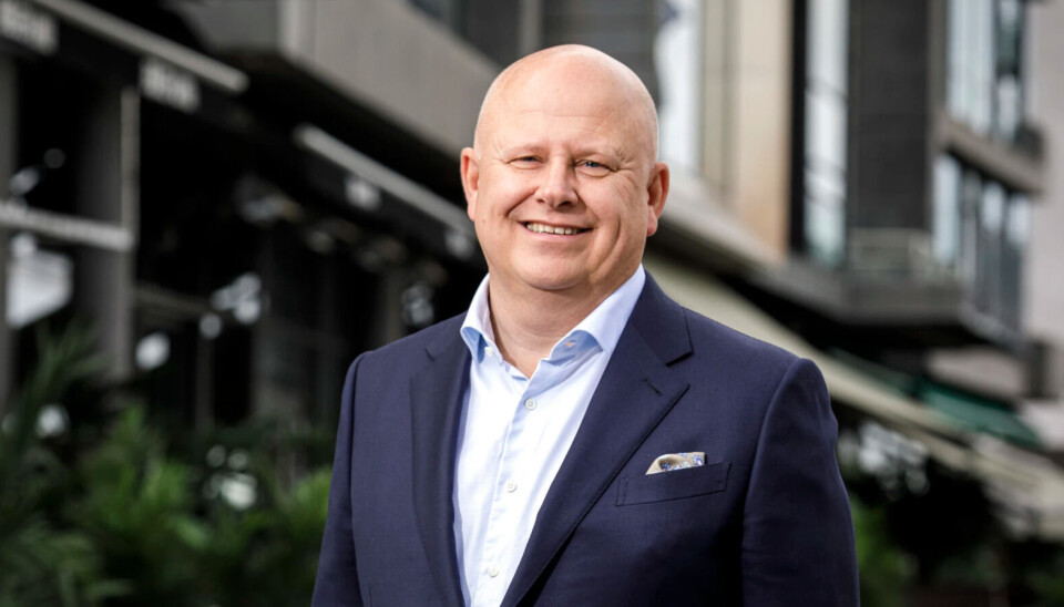 SUKSESS: Baard Schumann i Nåbo smiler bredt om dagen etter god mottakelse på Ski.