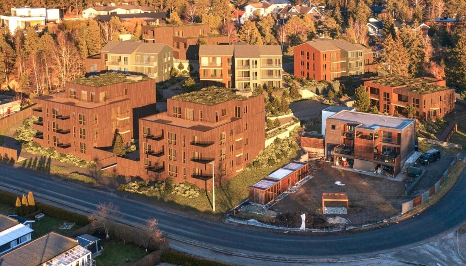 LEILIGHETER: Sånn ser utviklerne for seg det kommende prosjektet. Ugleveien og Gaupefaret. Ill.: Fotoetcetera