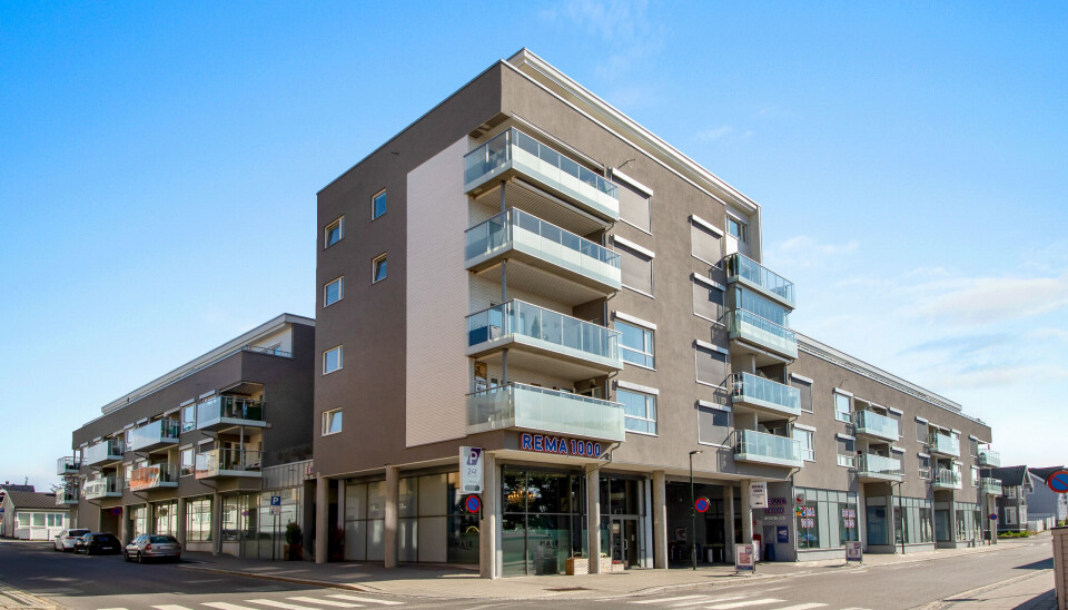 KJAPT: Næringsseksjonene her forsvant som dugg for sola. Olavsgate 11 Larvik. Foto: BKfoto.no