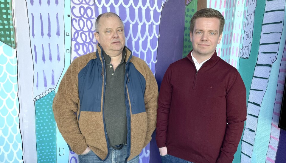 Morten E. Fredriksen og Torgeir Olsen.