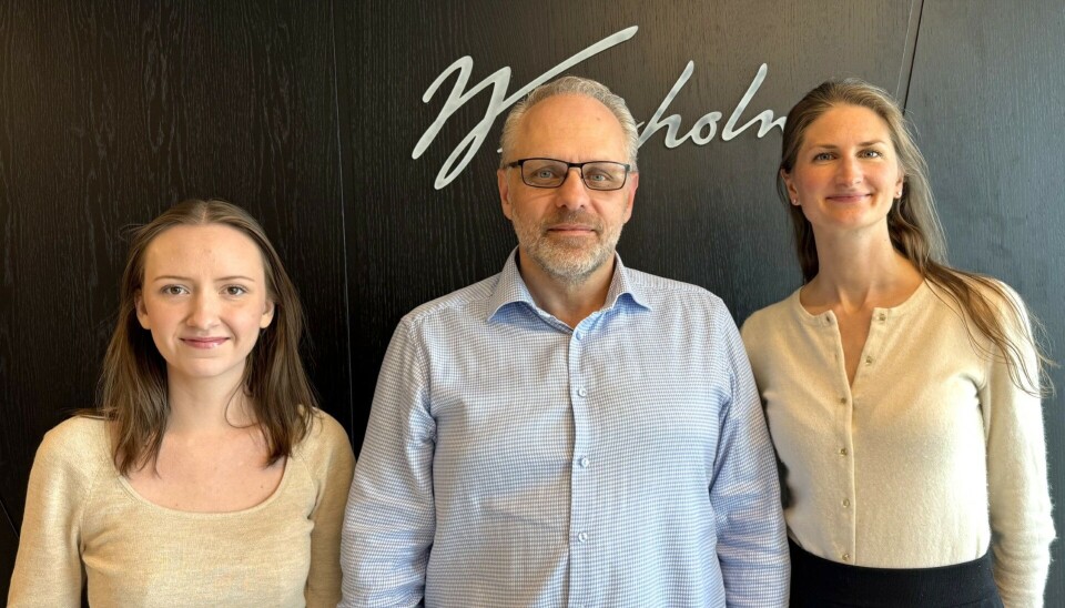 FORSLAG TIL NY FINANSIERINGSMODELL: Den nye modellen gir både muligheter og utfordringer for utbyggere, mener f.v. Juni Saxegaard, Ståle O. Meleng og Natasja Plur i advokatfirmaet Wiersholm