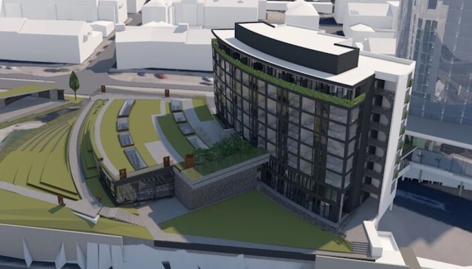 MYE STØRRE: Det 12 år gamle hotellet skal bli kraftig utvidet de neste to årene. Scandic Narvik