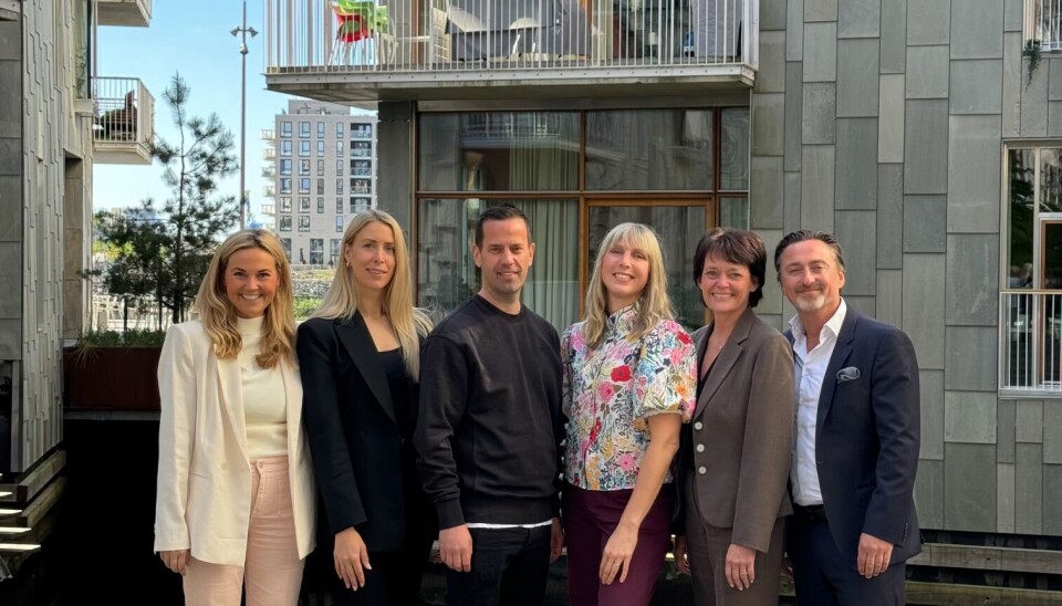 VIL SNU OPP NED PÅ MEGLERBRANSJEN: Fra venstre; Michelle Lehn Jensen, Katarina Nakken, Jan-Kristian Haavi, Victoria Karlsson, Nina Fodstad Skumsrud, Øyvind Lein Eng. Foto: Emera
