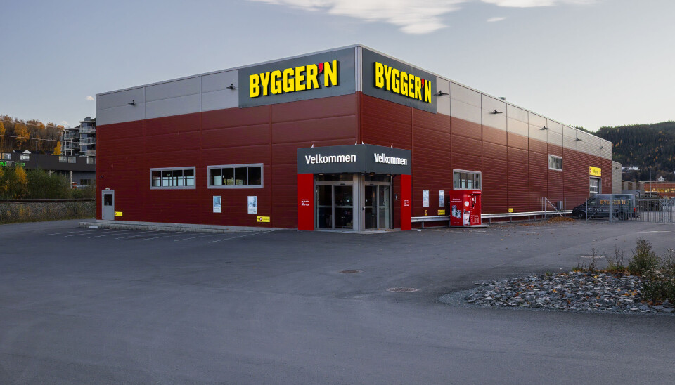 LANG LEIEKONTRAKT: Eiendommen har en ti års leiekontrakt med Bygger'n.