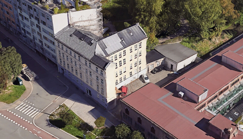 BYREPARASJON: Det lille næringsbygget midt i bildet er tenkt fjernet til fordel for boliger. Maridalsveien 31. Foto: Google