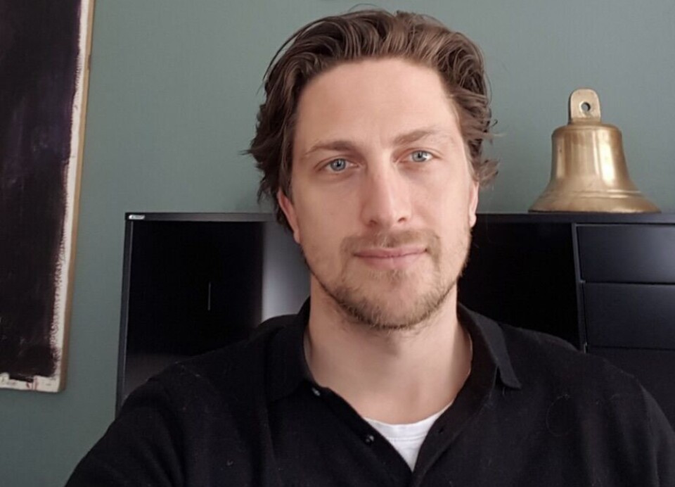 START: Dette er Fauna Eiendom og Rasmus Os' første prosjekt i Narvik. Rasmus Os. Foto: Fauna Eiendom