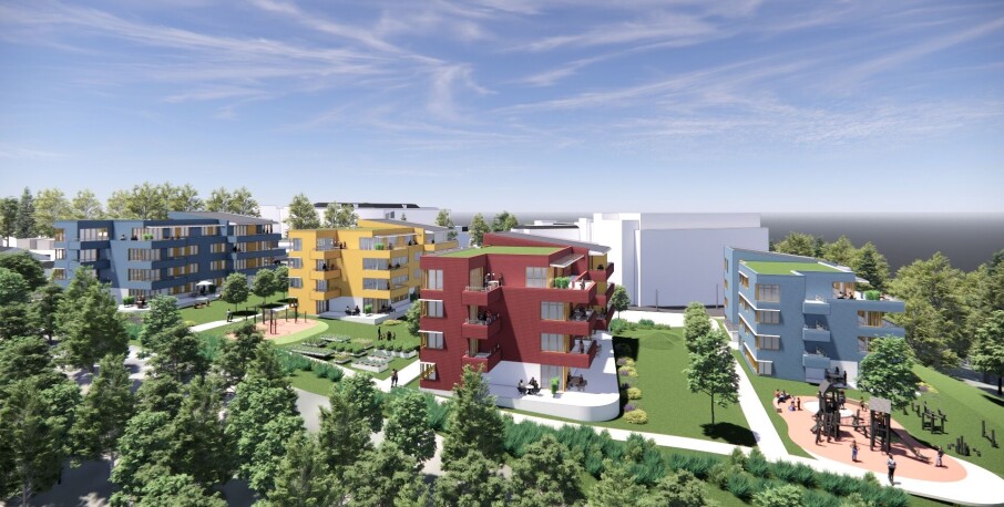Gir ikke opp nær 100 boliger ved Bærum sykehus