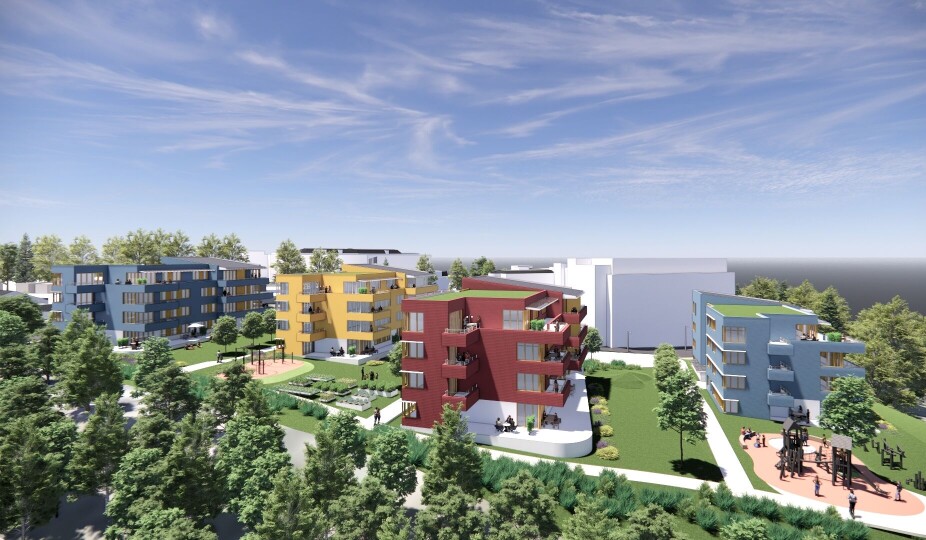 Gir ikke opp nær 100 boliger ved Bærum sykehus