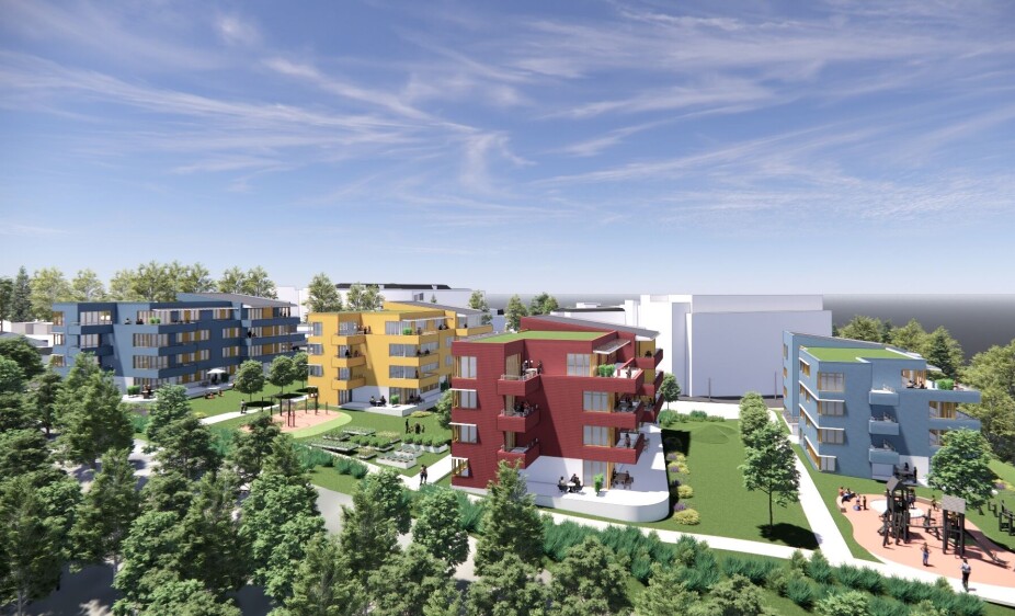 Gir ikke opp nær 100 boliger ved Bærum sykehus