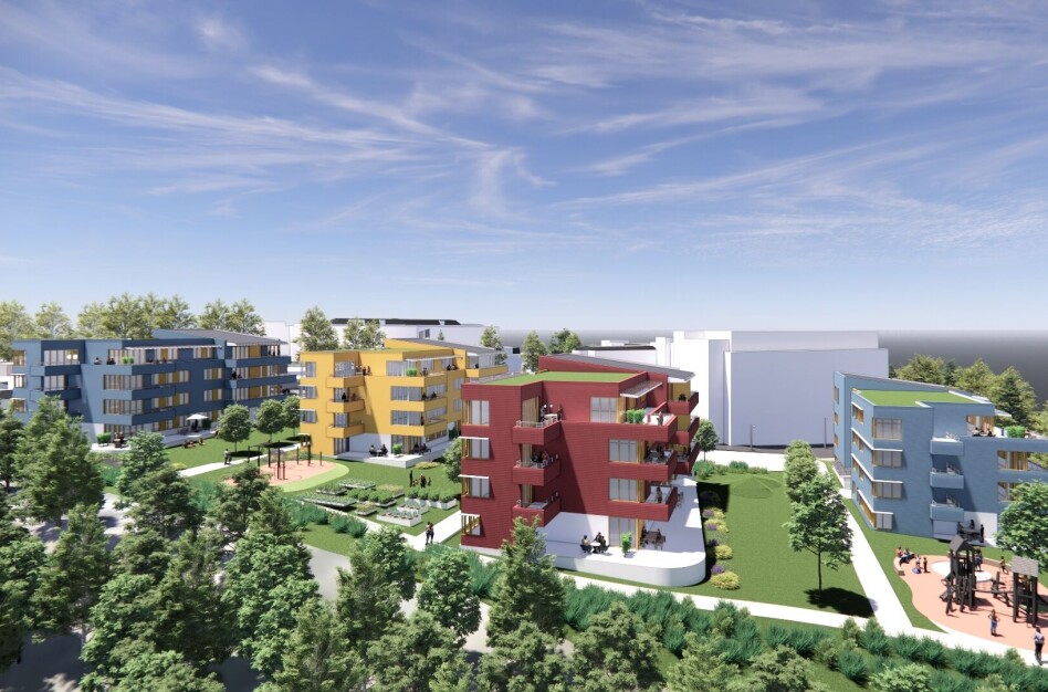 Gir ikke opp nær 100 boliger ved Bærum sykehus