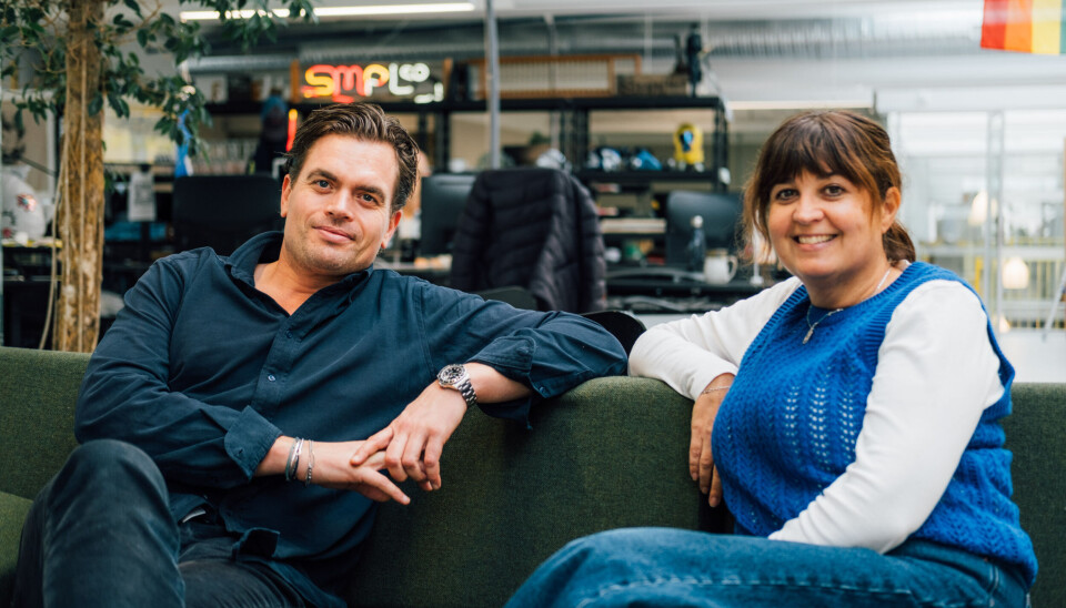 STYRKER DEN DIGITALE KUNDEREISEN: Philip R. Gundersen, CEO i Plyo. og Sissel Gorset, rådgiver i Melvær&Co.