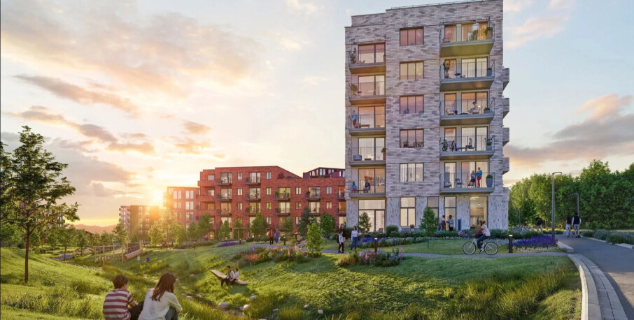 Dette er starten på 2.500 boliger i Trondheim