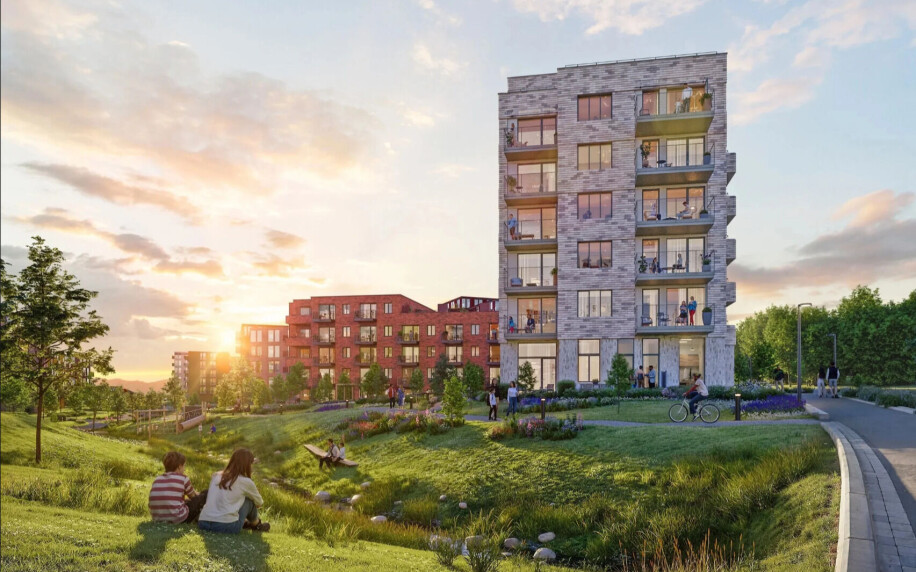 Dette er starten på 2.500 boliger i Trondheim