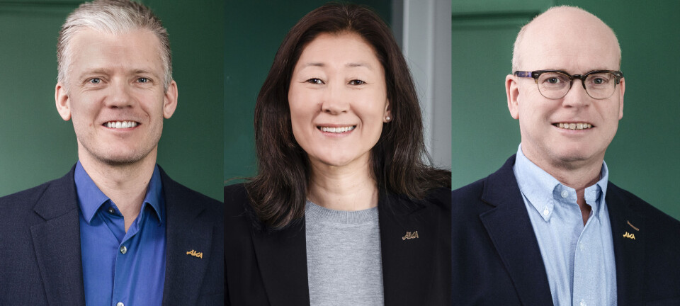 Pilene peker oppover for AKA