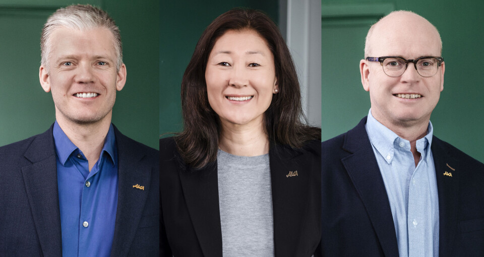 Pilene peker oppover for AKA