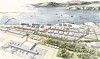Bodø lufthavn. Skisse: Nye Bodø Eiendom