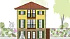 Asker. Toscana Terrasse. Ill.: Arkitekt Aage Myhre