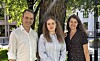 Rolf Hagen og Rebecca Hagen, fra CO2 pilot samt Katharina Th. Bramslev i Link. Foto: Link Arkitektur
