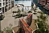 Bjørvika. Aud Blegen Svindlands plass. Foto: Bjørvika Utvikling/Erik Krafft