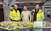 Prosjektsjef Bjørnar Tomassen, Stig Erik Skaar i Gjelsten Bolig, Anders Tønder Henriksen. Foto: Backe